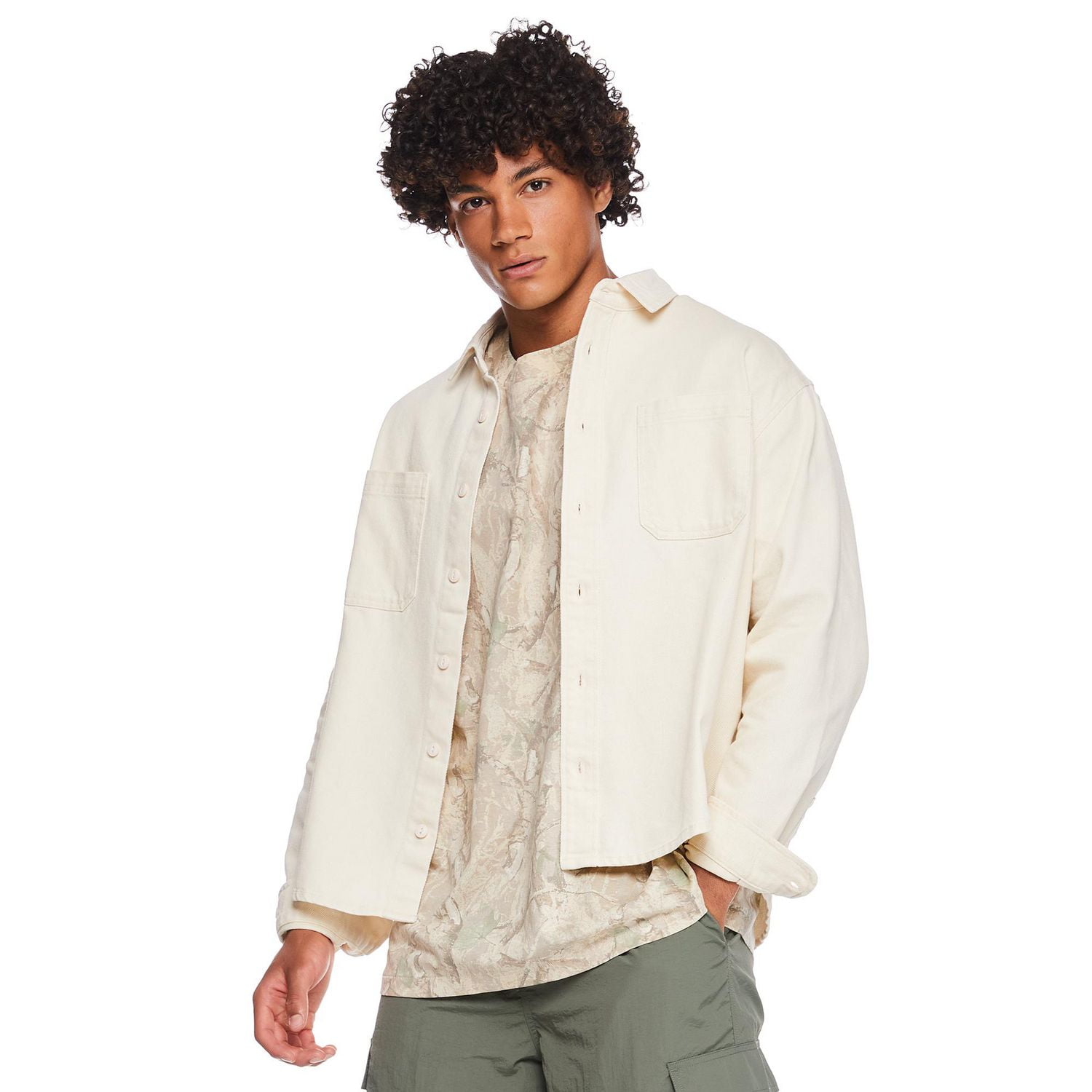 No Boundaries Long Sleeve Twill Shirt
