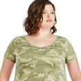 thumbnail image 4 of George Plus Women's Short Sleeve V-Neckline Tee, 4 of 6