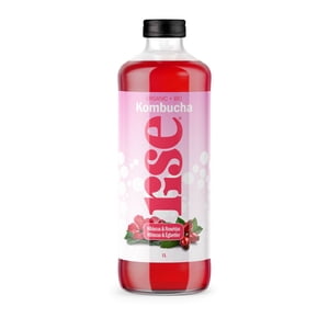 RISE Kombucha Hibiscus & Rose Hips, 1L