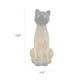 Lampe de table lumineuse Simple Designs en porcelaine en forme de chat Kitty Cat – image 3 sur 6