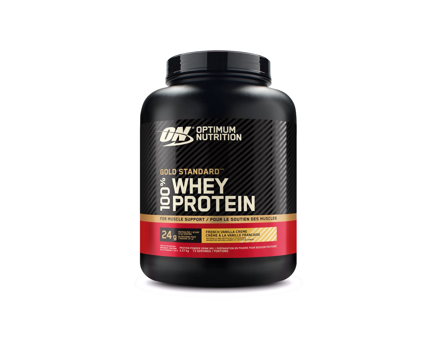 100% Gold Standard Whey French Vanilla Crème 5lb