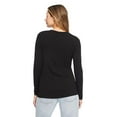 thumbnail image 3 of Paisley Sky Maternity Long Sleeve Twisted Hem Tee, 3 of 6