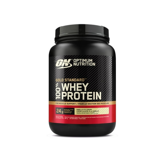 Glace vanille 100 % Gold Standard Whey 907 g