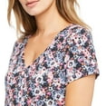 thumbnail image 4 of Paisley Sky Maternity Short Sleeve V-Neck Tee, 4 of 6