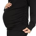 thumbnail image 4 of Paisley Sky Maternity Cowl Neck Sweatshirt, 4 of 6