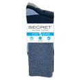 thumbnail image 2 of Secret® Ladies 3pk Patterned Crew Socks, 2 of 2