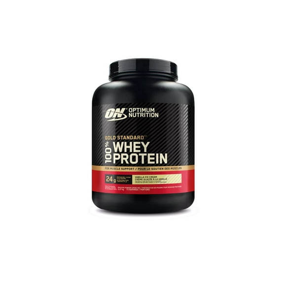 100% Gold Standard Whey Vanilla Ice Cream 5lb