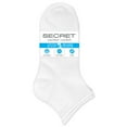 thumbnail image 2 of Secret® Ladies 3pk Comfort Top Quarter Socks, 2 of 2