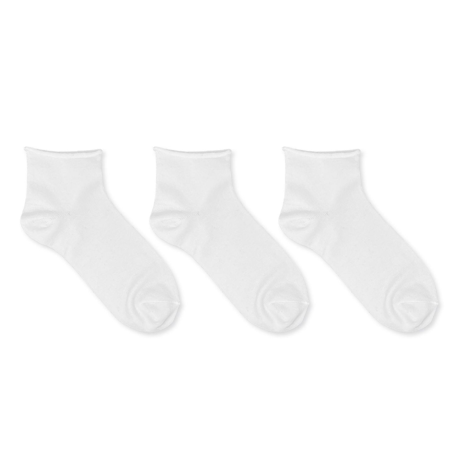 Secret® Cuff Socks 3pk, Sizes 6-10