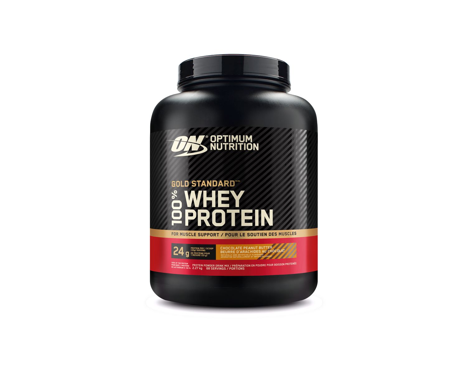 100% Gold Standard Whey Chocolate Peanut Butter 5lb