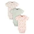 thumbnail image 1 of Gerber - 3 pack Onesies - Peach, 1 of 7