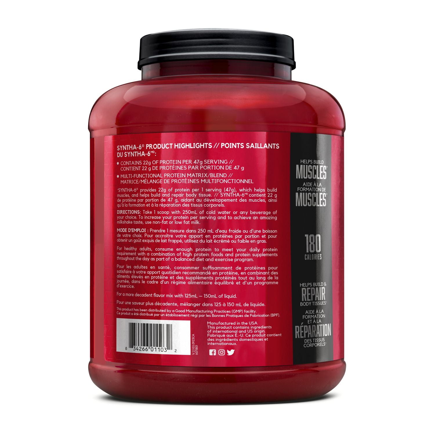 Crème glacée à la vanille Syntha-6 5 lb