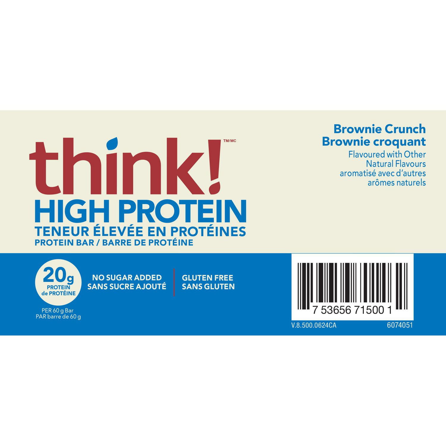 Pensez-y ! Brownie croustillant riche en protéines