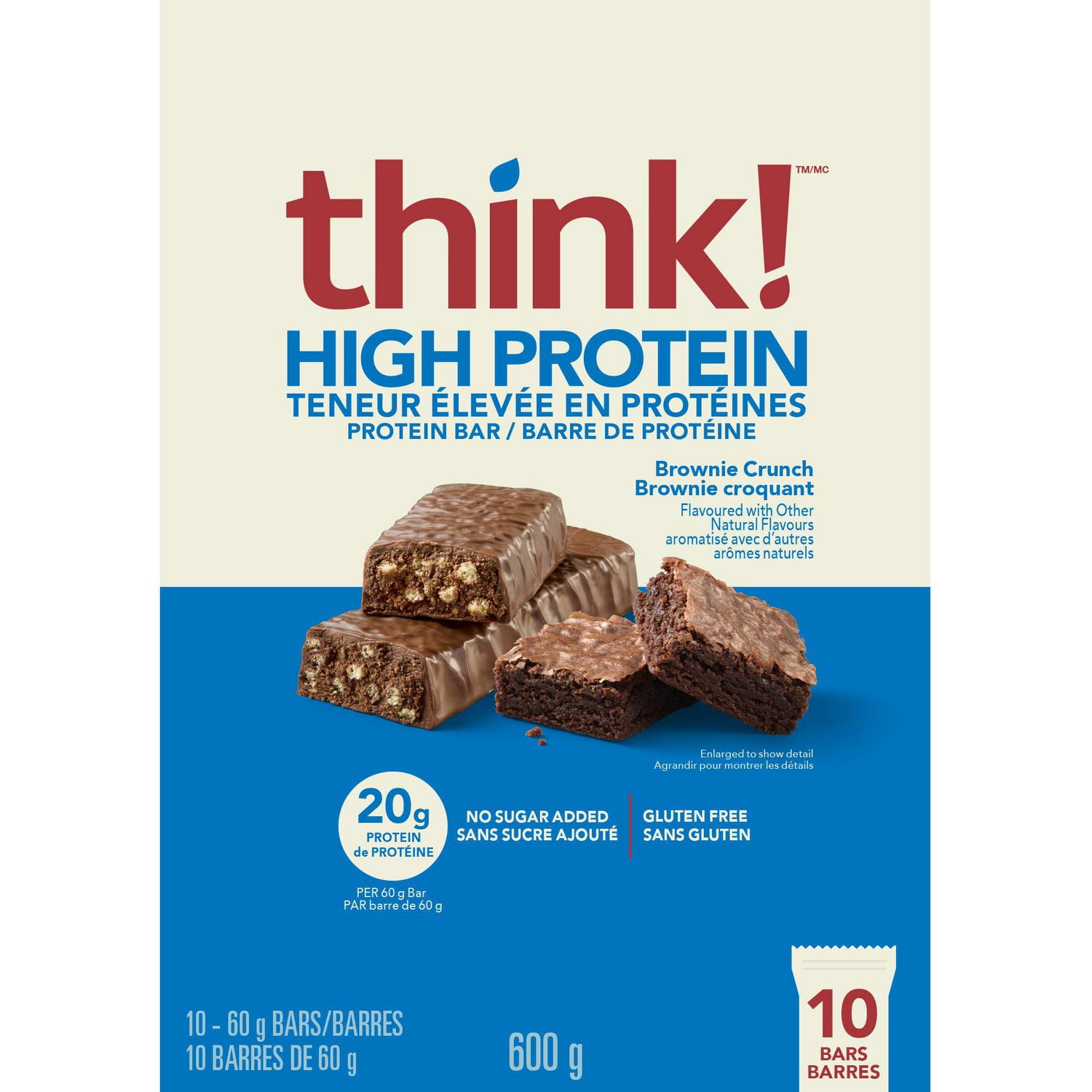 Think! High Protein Brownie Crunch