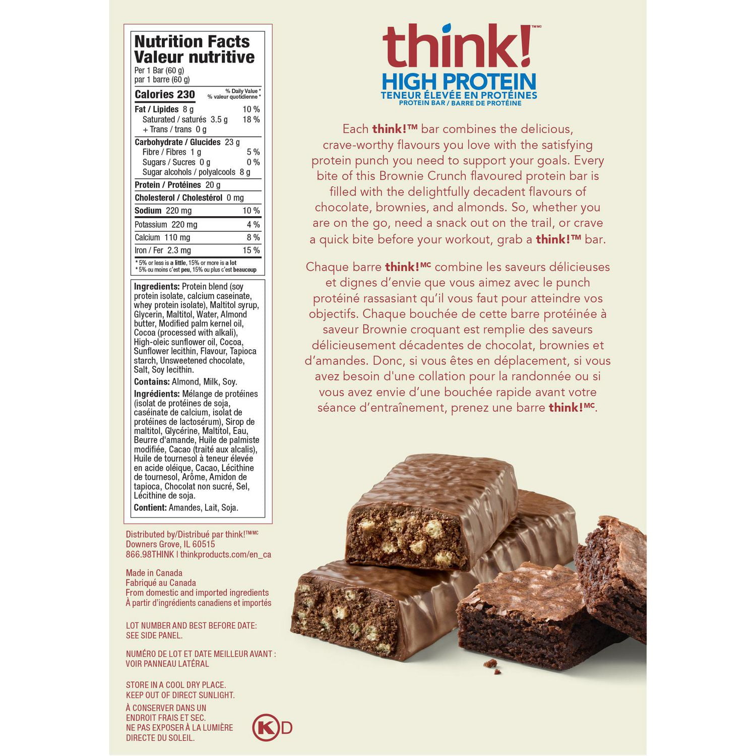 Think! High Protein Brownie Crunch