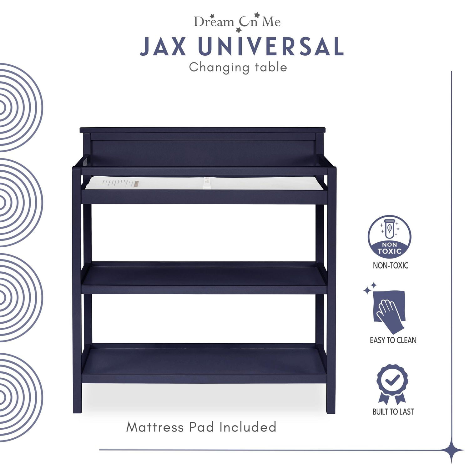 Dream on me shop jax universal changing table