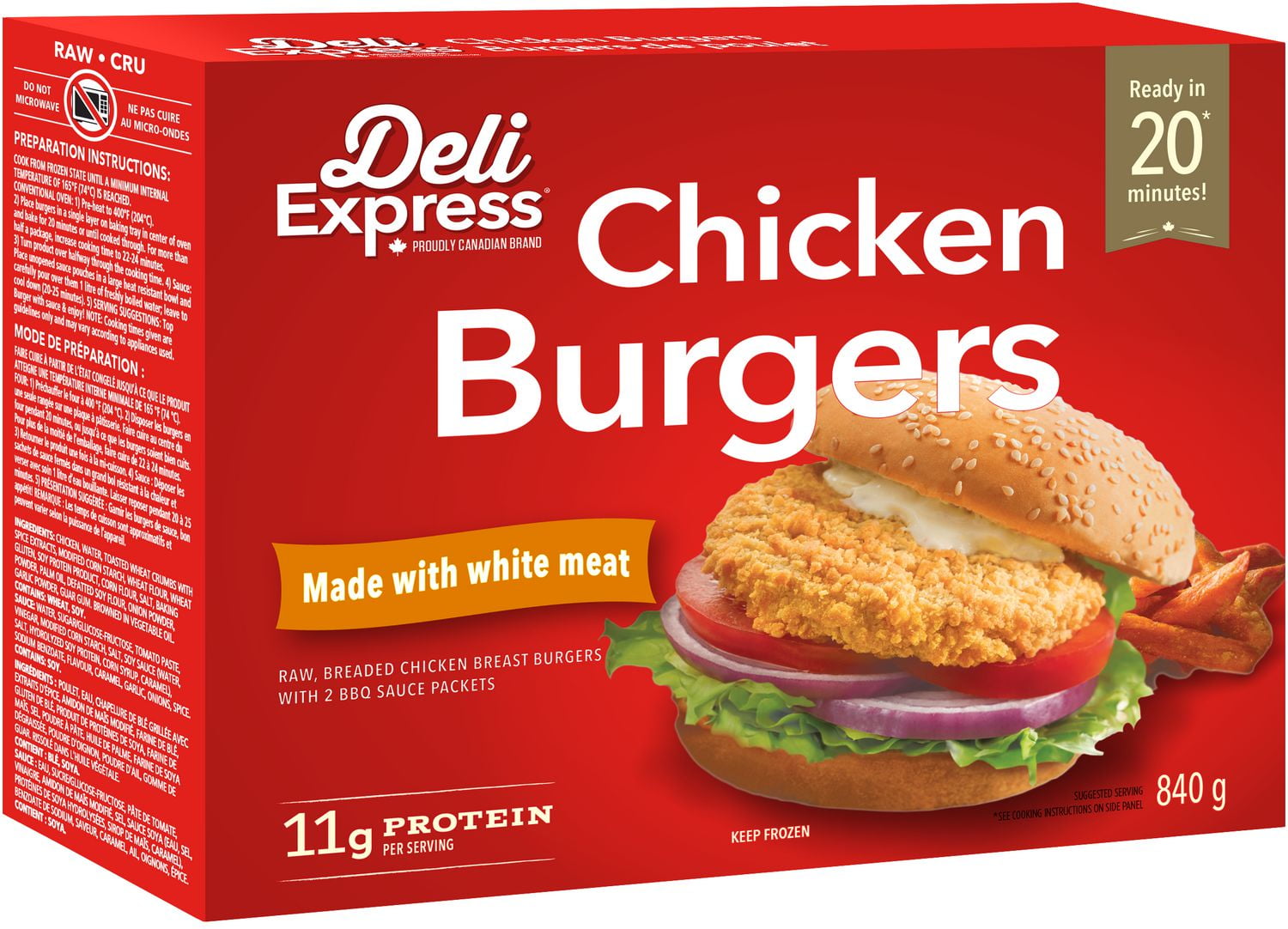 Maple Leaf Chicken Burgers Walmart Canada