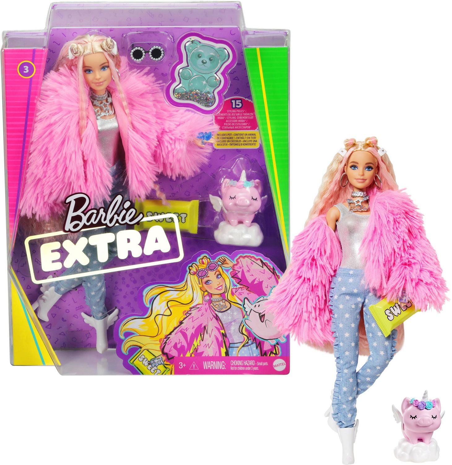 walmart barbie unicorn