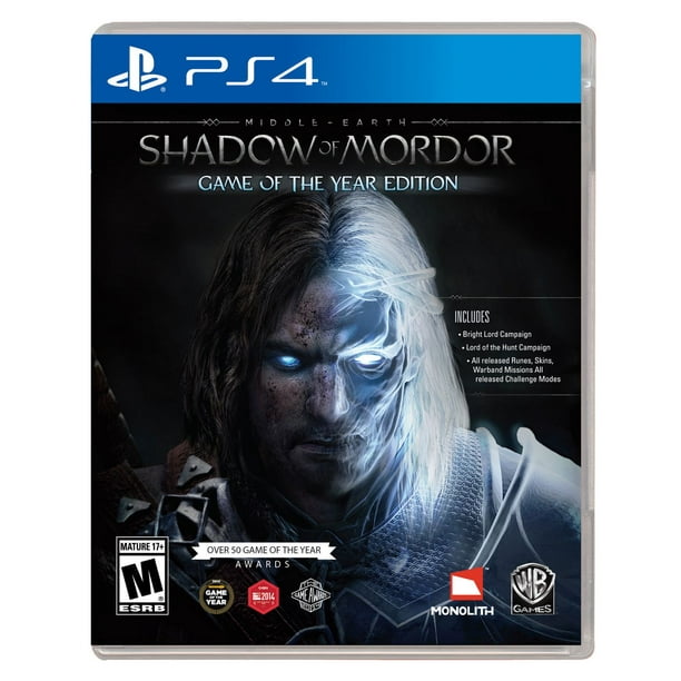 Jeu vidéo Middle Earth Shadow Of Mordor : Game Of The Year pour PS4