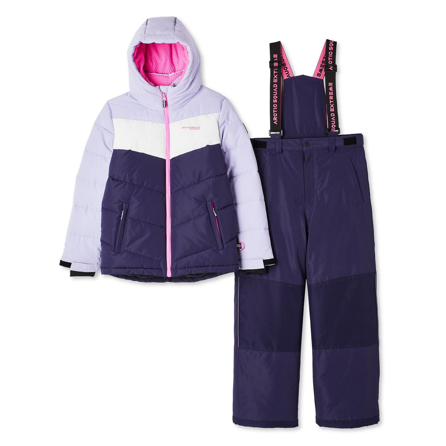 Arctic Squad Extreme Girls' Snow Suit 2-Piece Set, Sizes XS-XL
