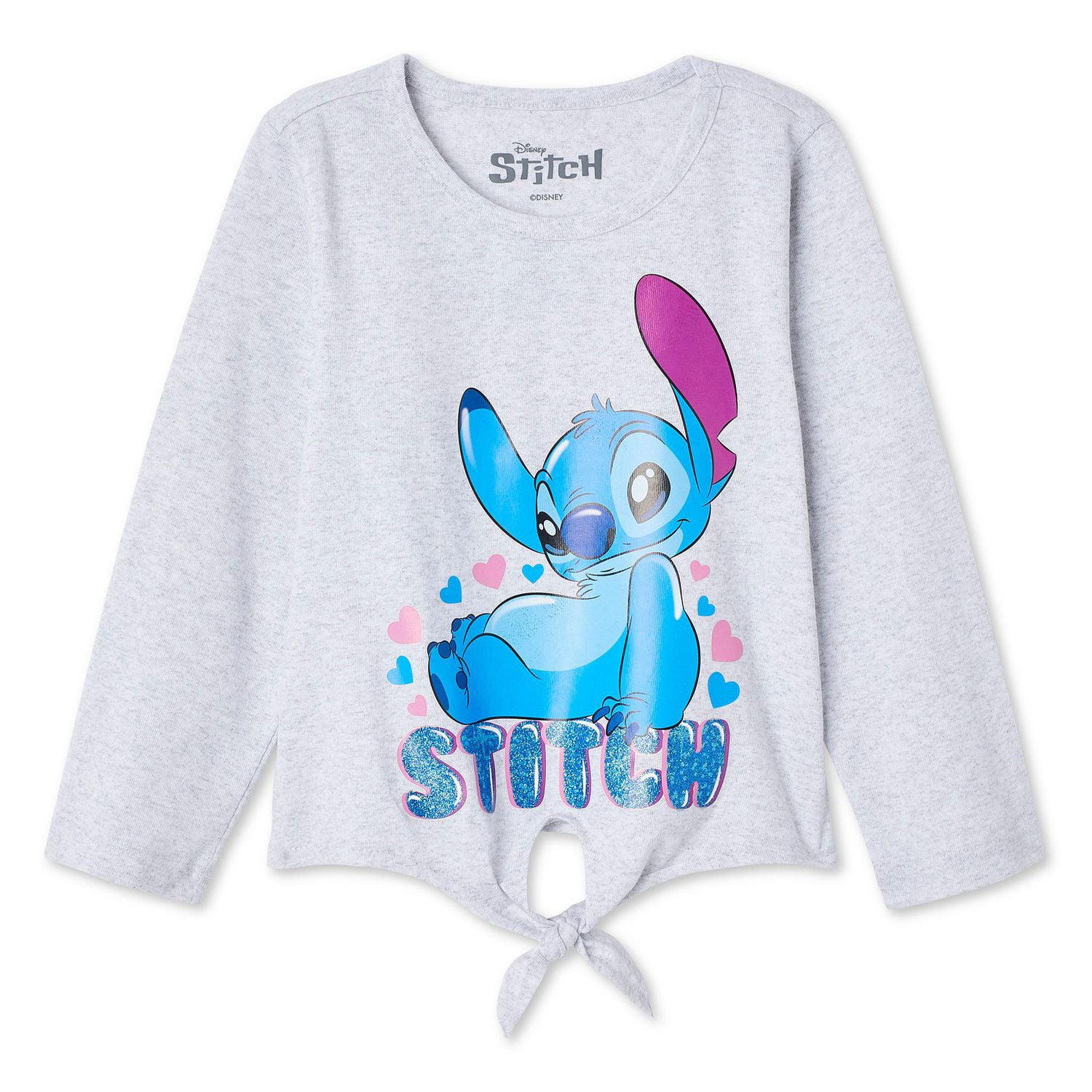 Disney Toddler Girls' Stitch Long Sleeve Tee