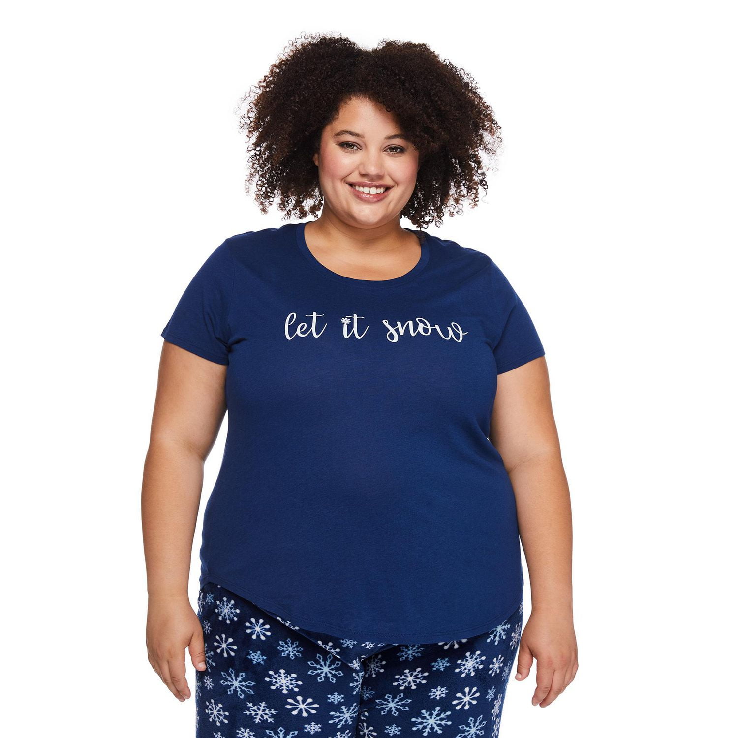 George Women's Plus Scoop Neckline Sleep Tee