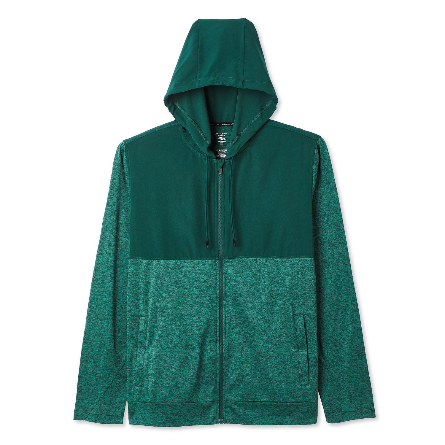 Haut à capuchon sport manches longues Athletic Works pour hommes