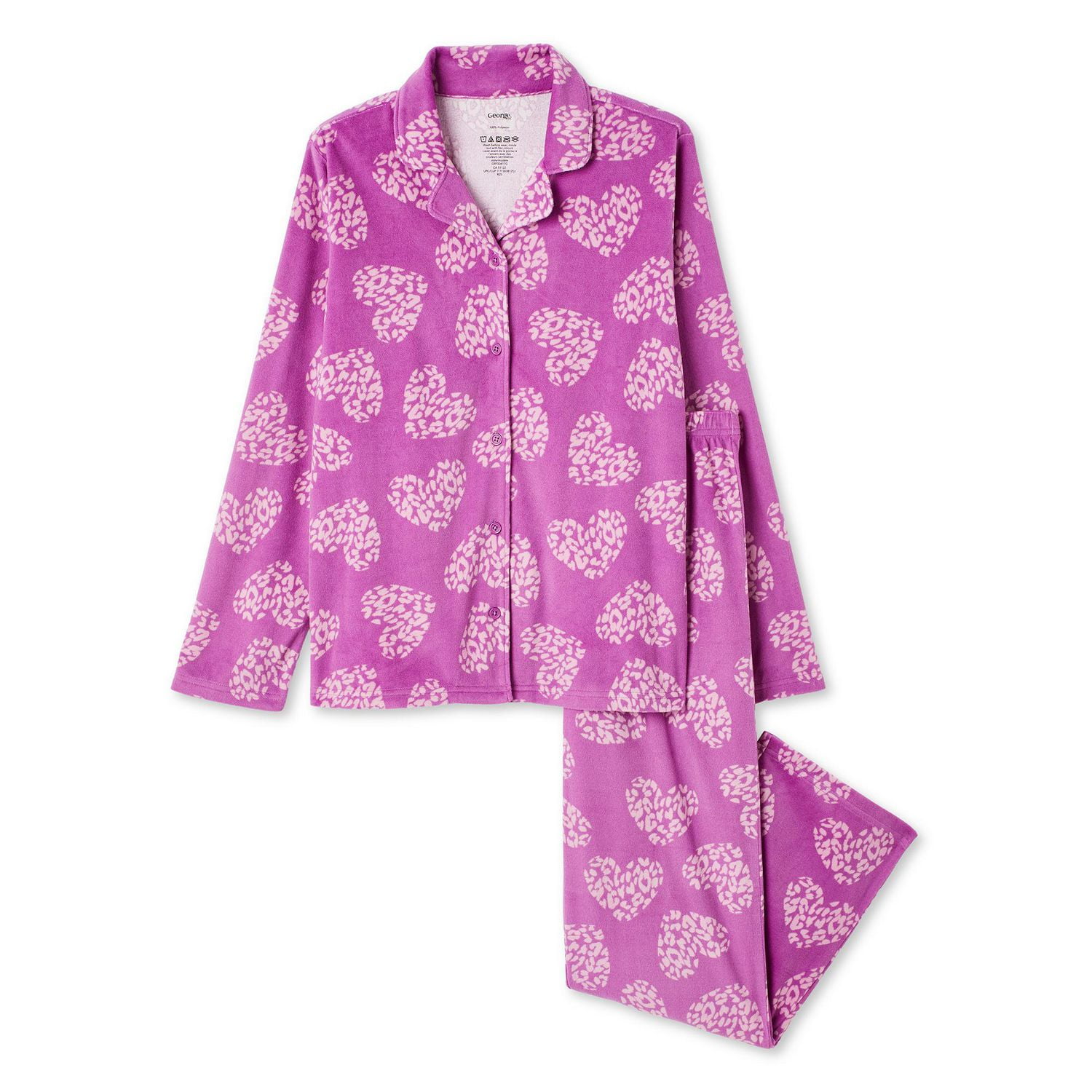 George Girls' Pajama 2-Piece Set