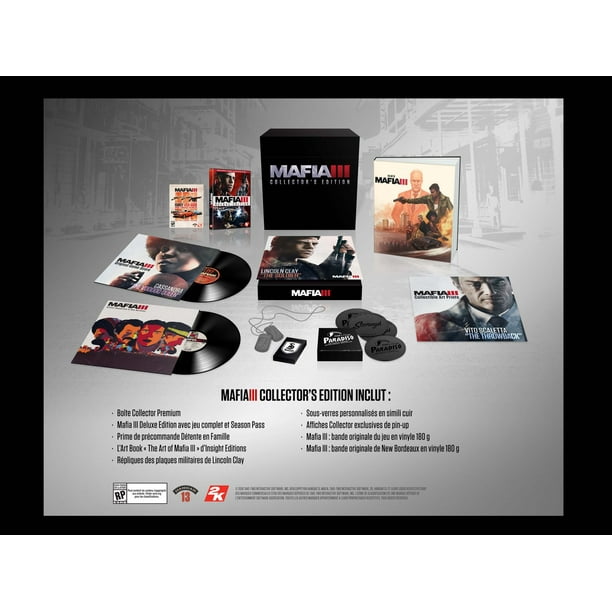 Jeu vidéo Mafia III édition Collector (PS4)