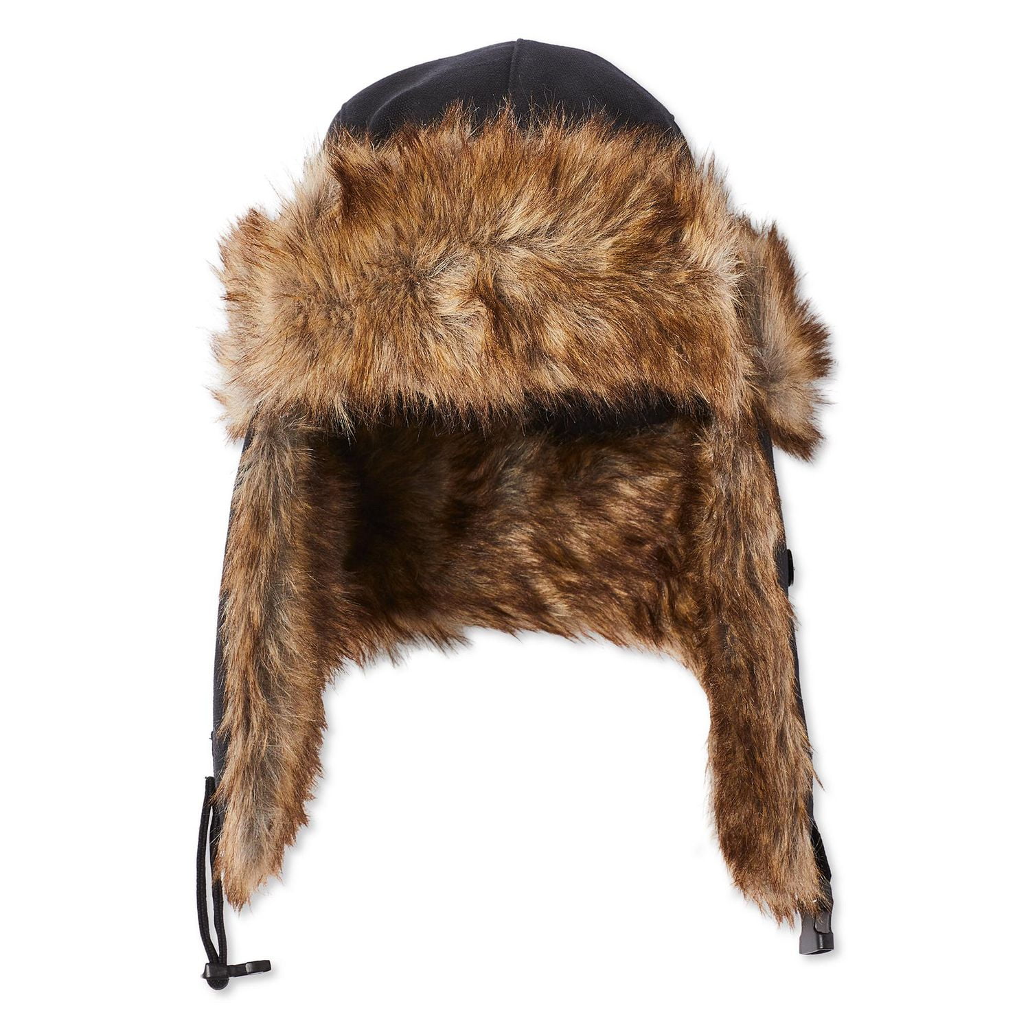 George Men's Faux Fur Lined Trapper Hat, One Size