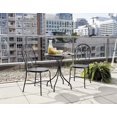 thumbnail image 1 of Mainstays 3-Piece Steel Bistro Set - Black, 1 of 4