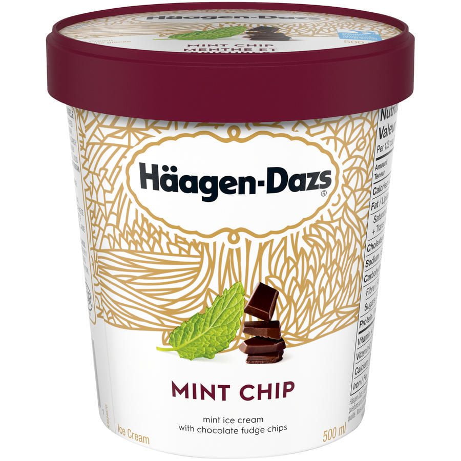 HaagenDazs HÄAGENDAZS® Mint Chip Ice Cream 500 ml Walmart Canada