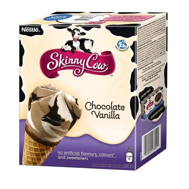 Cornets au chocolat et à la vanille de SKINNY COW(MD)