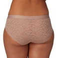 thumbnail image 4 of Maidenform Stretch Lace Brief. 2-Pack, Colours: Black and Mocha, 4 of 5