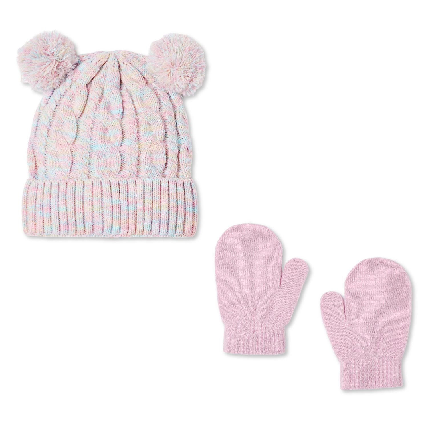 Ensemble 2 pièces avec tuque en maille torsadée George pour petites filles