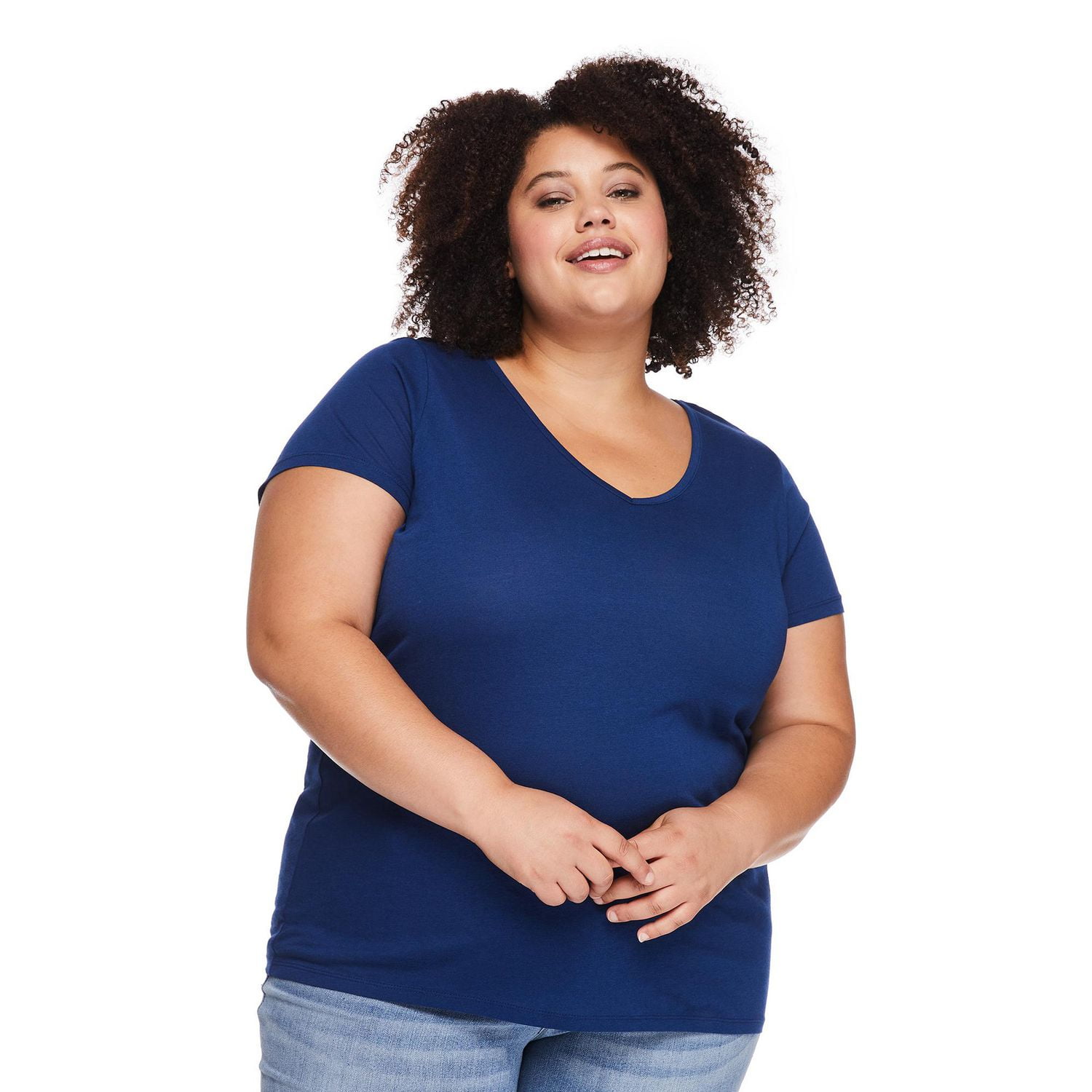 George Women's Plus V-Neckline Tee