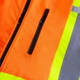 thumbnail image 3 of Forcefield Hi-Vis Aviator Lined Bomber Jacket - Orange, 3 of 5