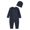 thumbnail image 1 of George Infants' Gender Inclusive Romper 2-Piece Set, 1 of 2