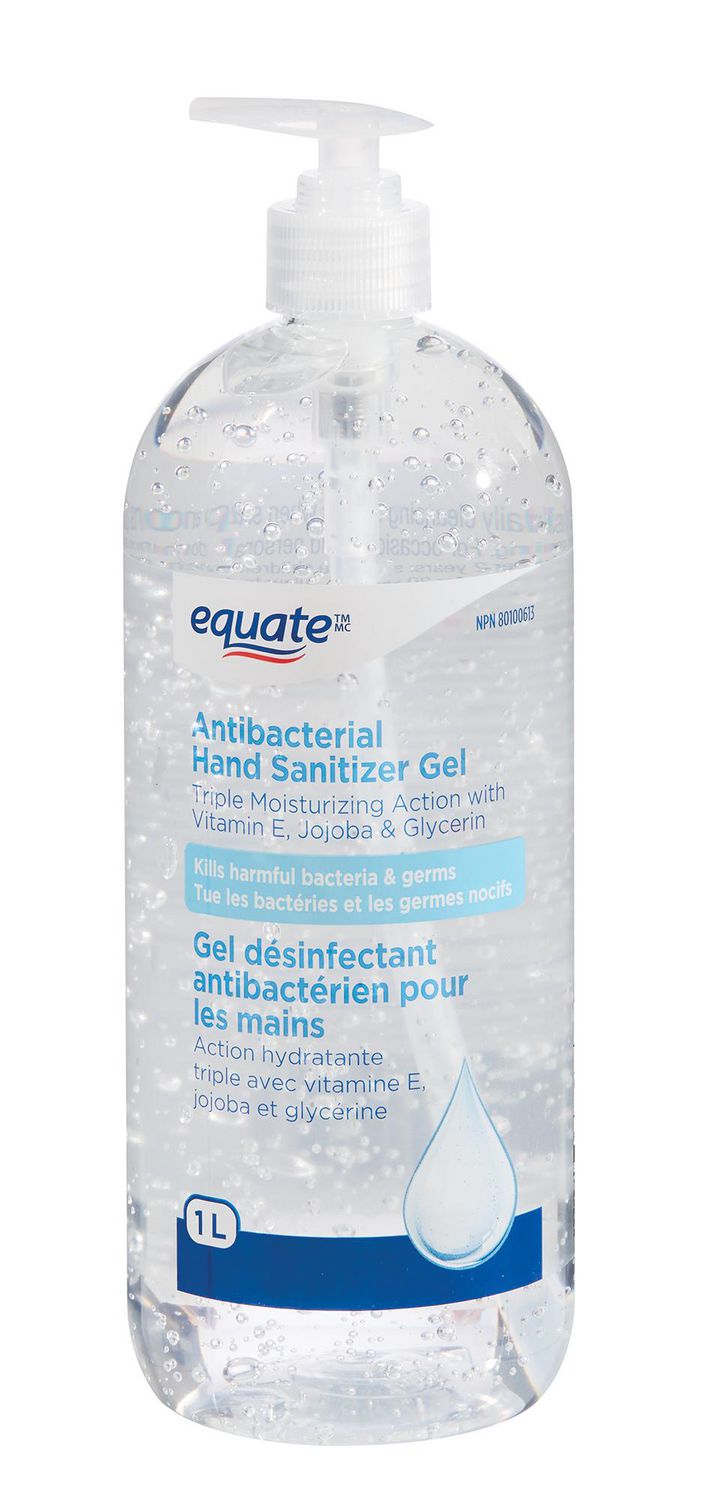 Gel désinfectant antibactérien pour les mains - 1L, Adul