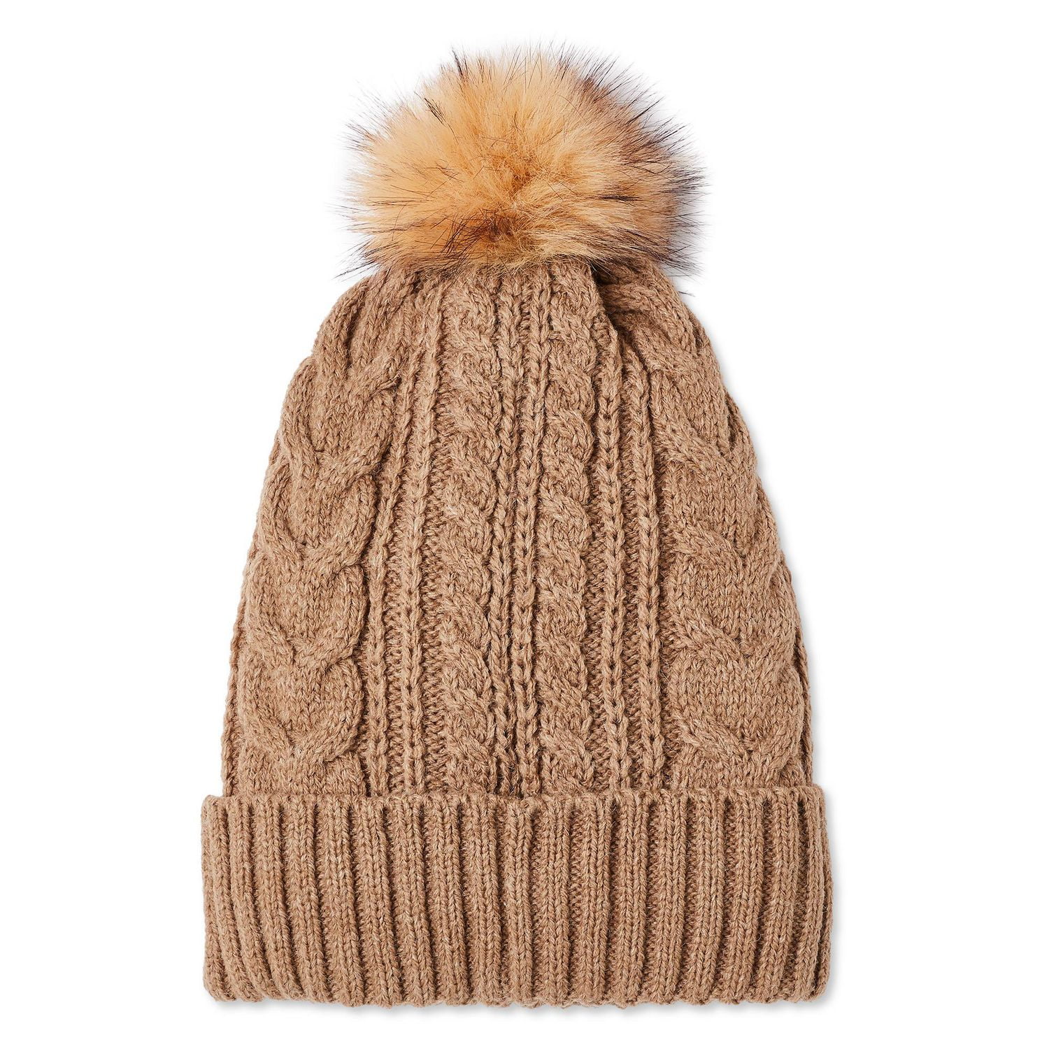 Canadiana Adult Gender Inclusive Cable Knit Beanie, One Size