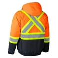 thumbnail image 2 of Forcefield Hi-Vis Aviator Lined Bomber Jacket - Orange, 2 of 5