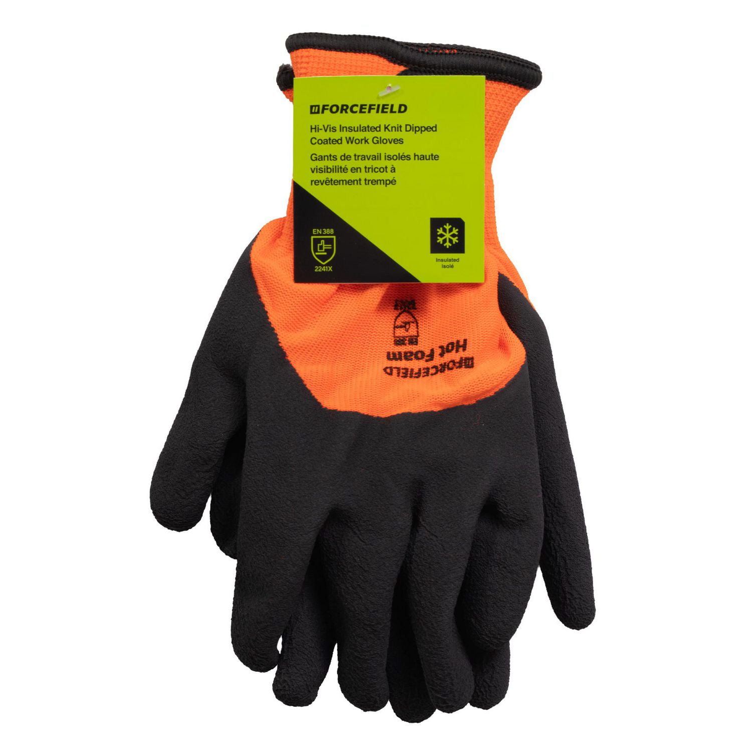 ForceField Hi-Vis Knuckle Coated Insulated Hi Vis Glove