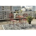 thumbnail image 1 of Mainstays 3-Piece Steel Bistro Set - Red, 1 of 5