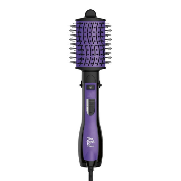 Brosse démêlante à air chaud pour cheveux humides ou secs