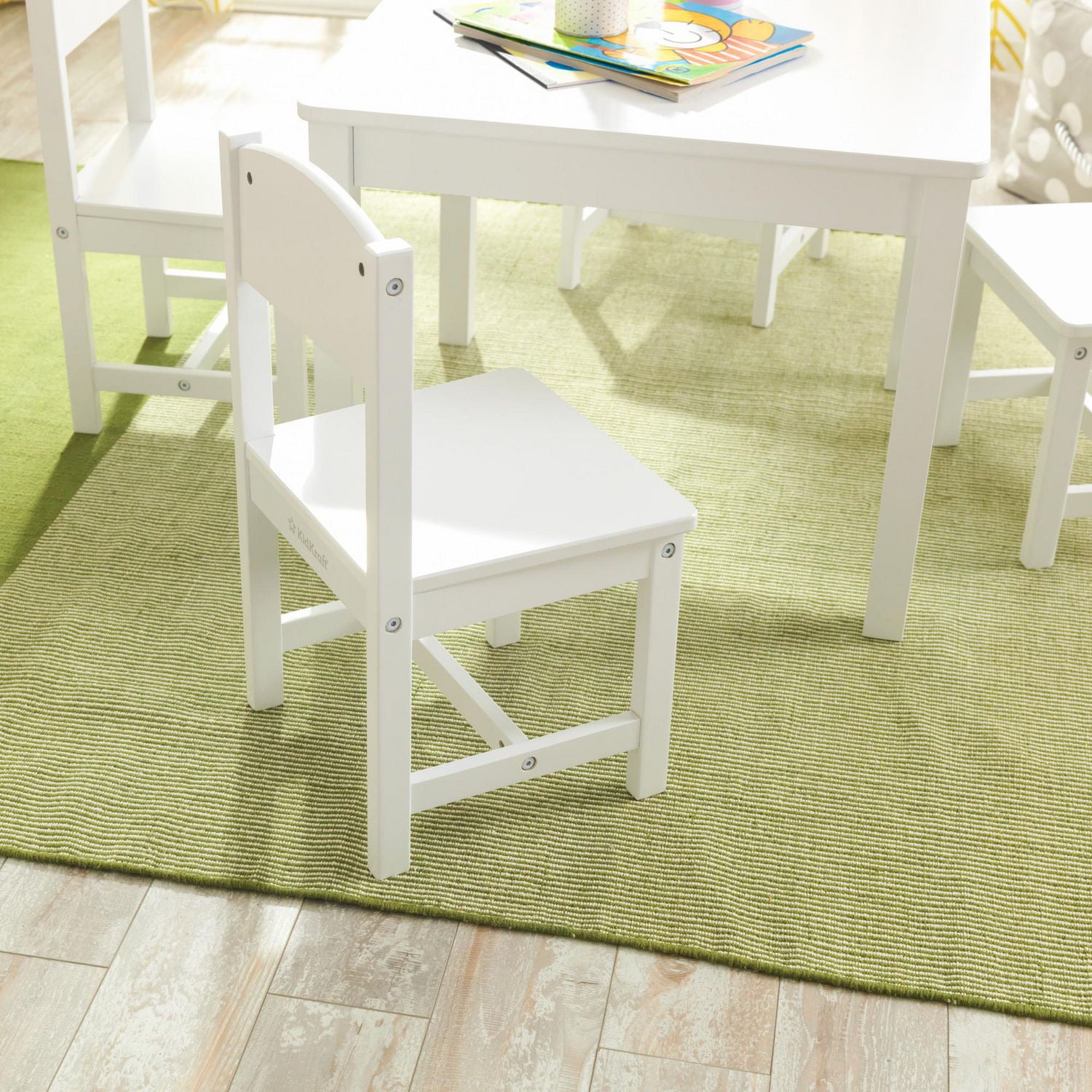 Kidkraft farmhouse table 2025 and chair set white