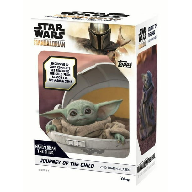 Topps The Mandalorian: Journey of the Child Star Wars Blaster Box - avec Baby Yoda | Comprend des cartes illustrées et des parallèles