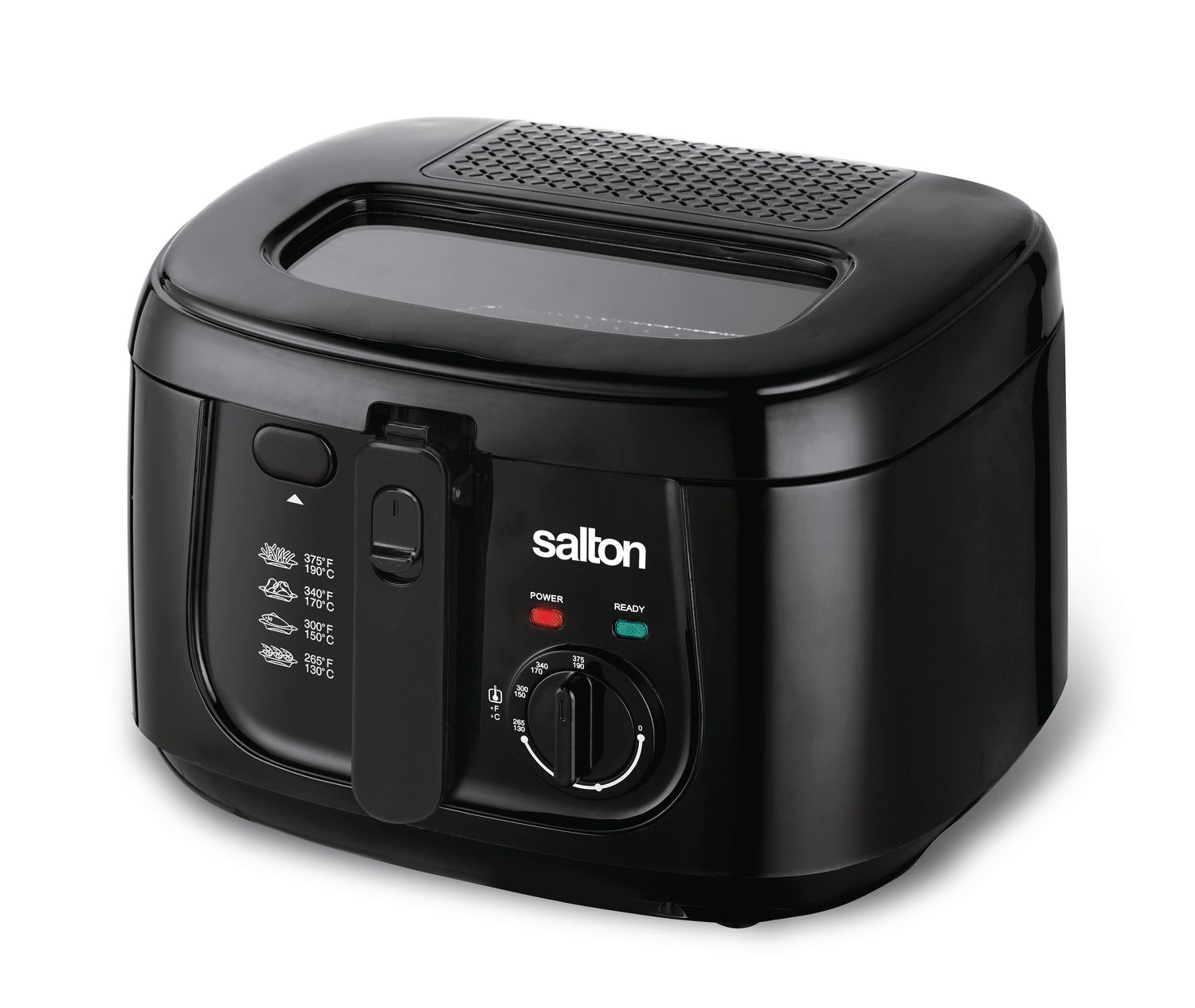 Salton Cool Touch Deep Fryer 2.5L, 1500W, DF1240BK