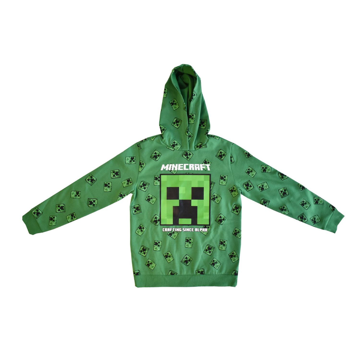 Sweat à capuche Minecraft Creeper Toss à manches longues