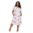 thumbnail image 1 of Penmans Plus Women's Flutter Sleeve Nightgown, 1 of 6