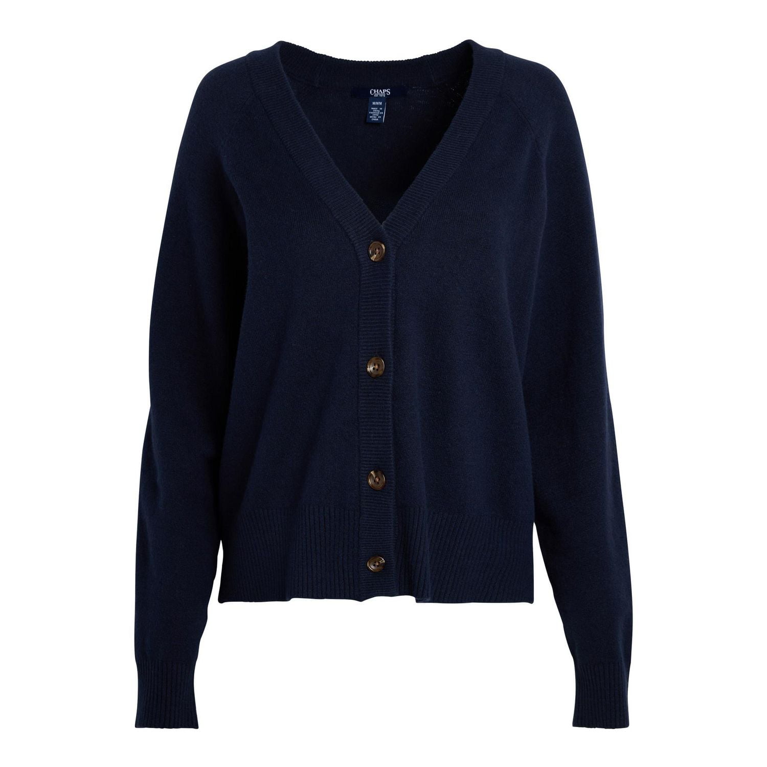 CHAPS V NCK CARDIGAN, SWEATER